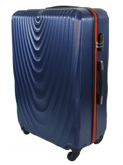Duża walizka na kółkach 2LUX bordowa